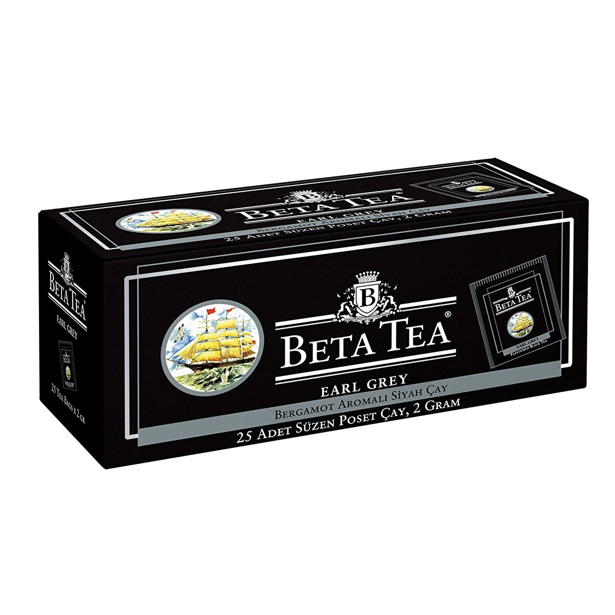 Beta Tea Earl Grey Bardak Poşet 50 Gr