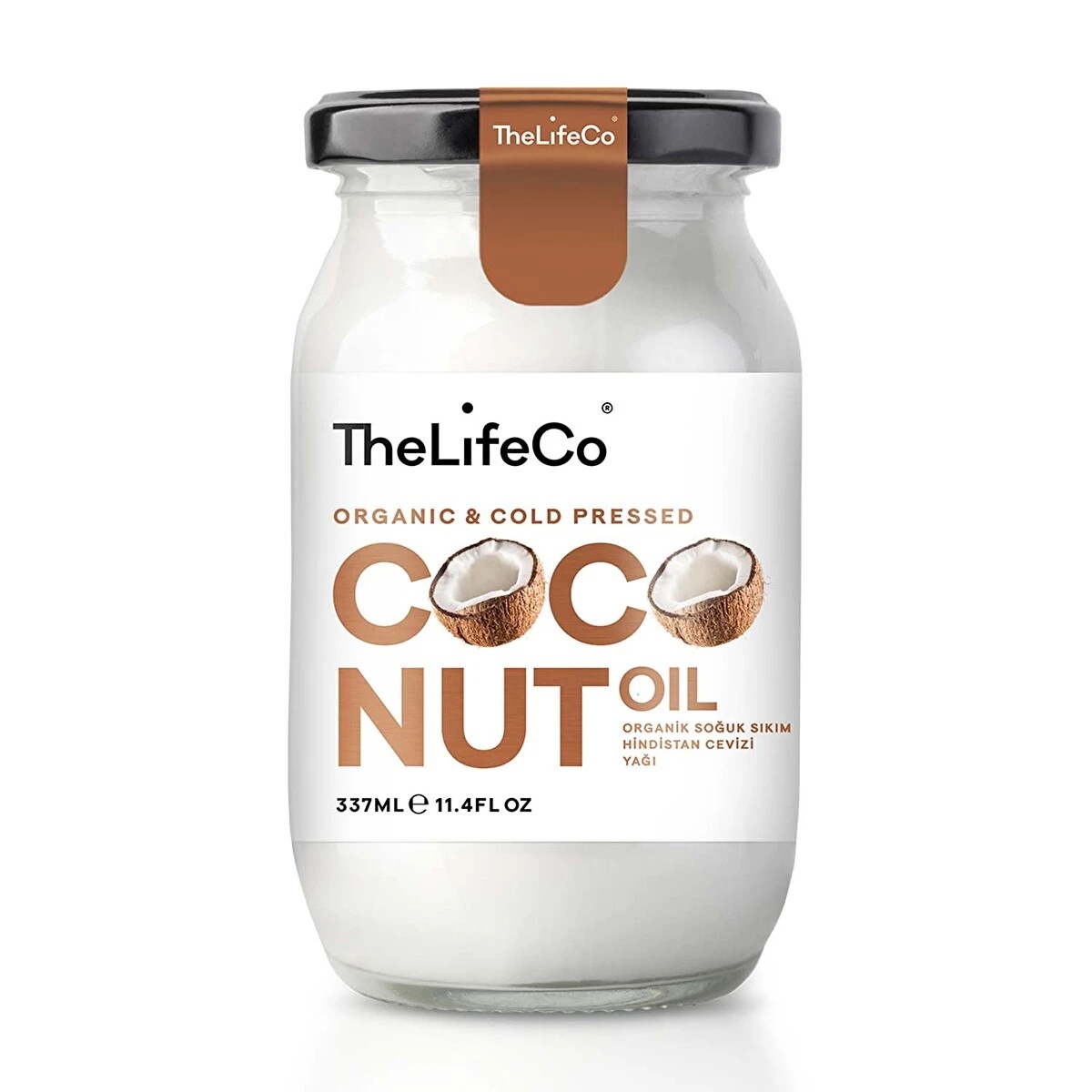 The LifeCo Organik Hindistan Cevizi Yağı 337 Ml