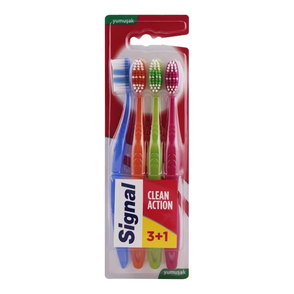 Signal Clean Action Diş Fırçası 4 Adet