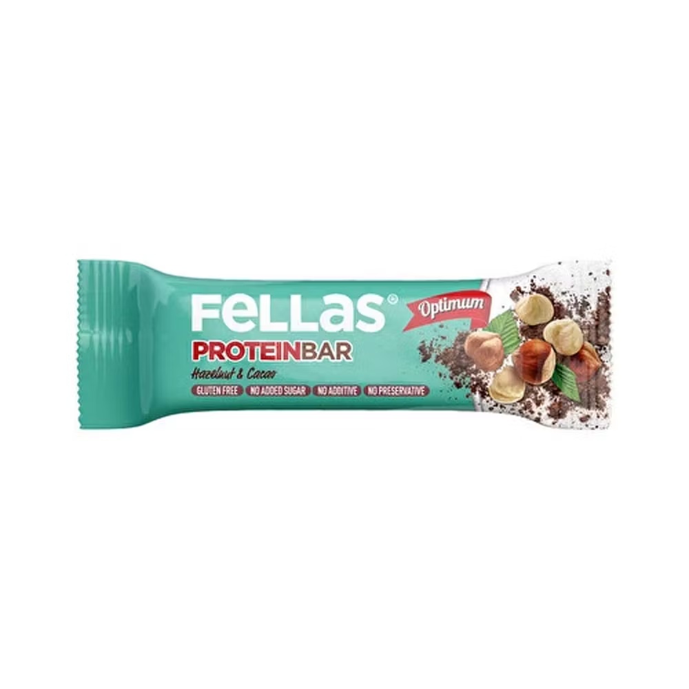 Fellas Optimum Fındıklı & Kakaolu Protein Bar 32 Gr