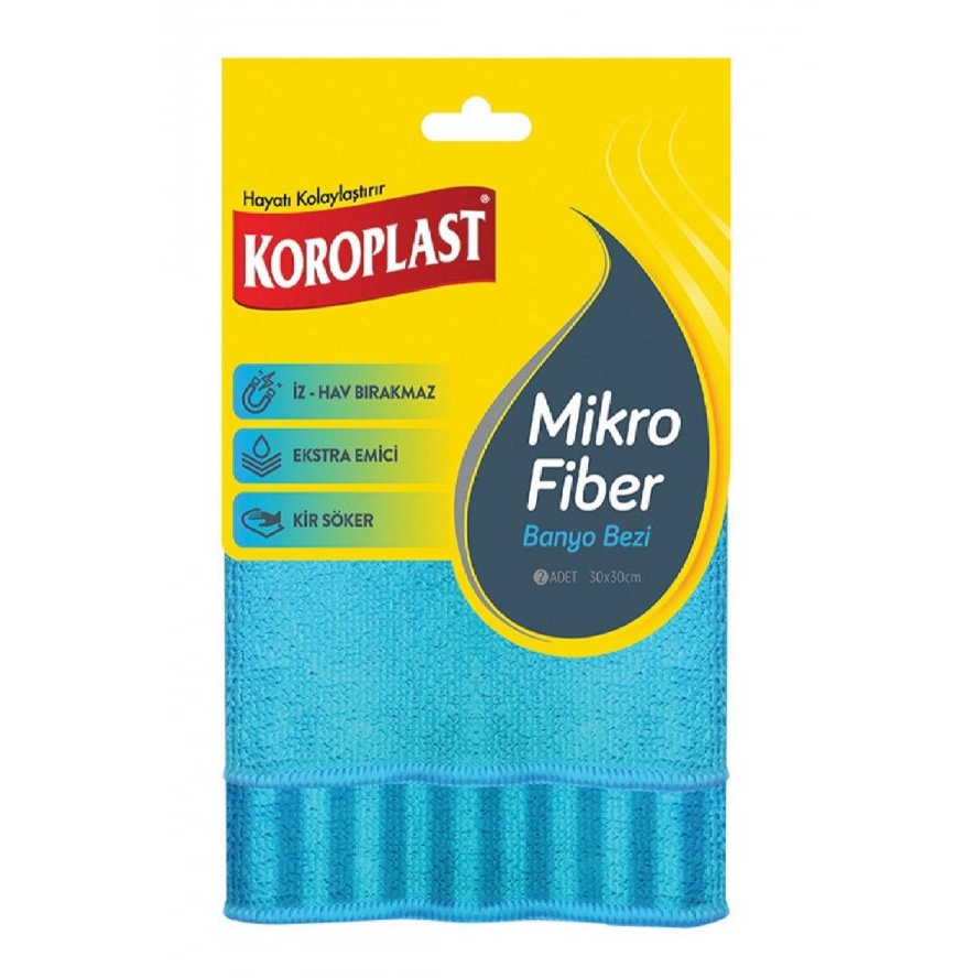 Koroplast Mikrofiber Banyo Bezi 2 Adet