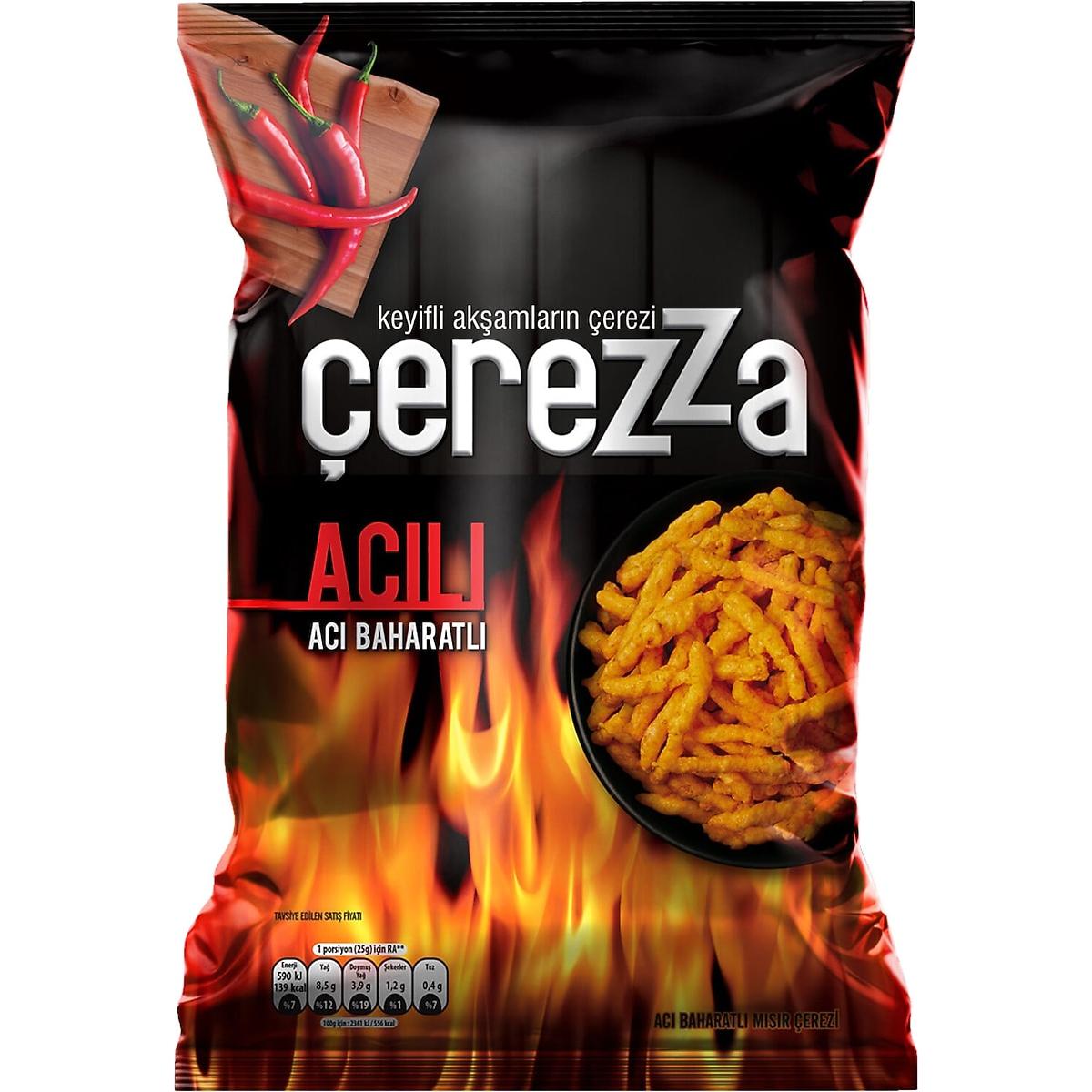Çerezza Hot And Crunchy Süper Boy 117 Gr