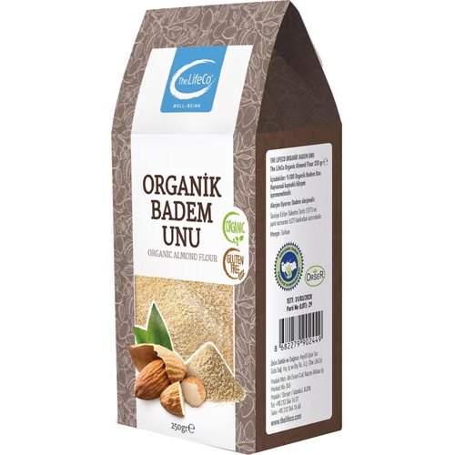 The LifeCo Organik Badem Unu 250 Gr