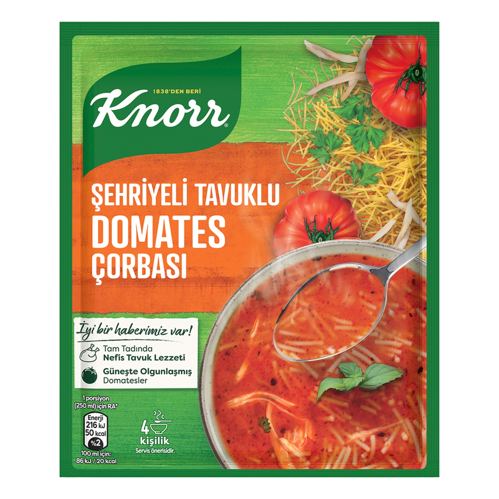 Knorr Şehriyeli Tavuklu Domates Çorbası 67 Gr