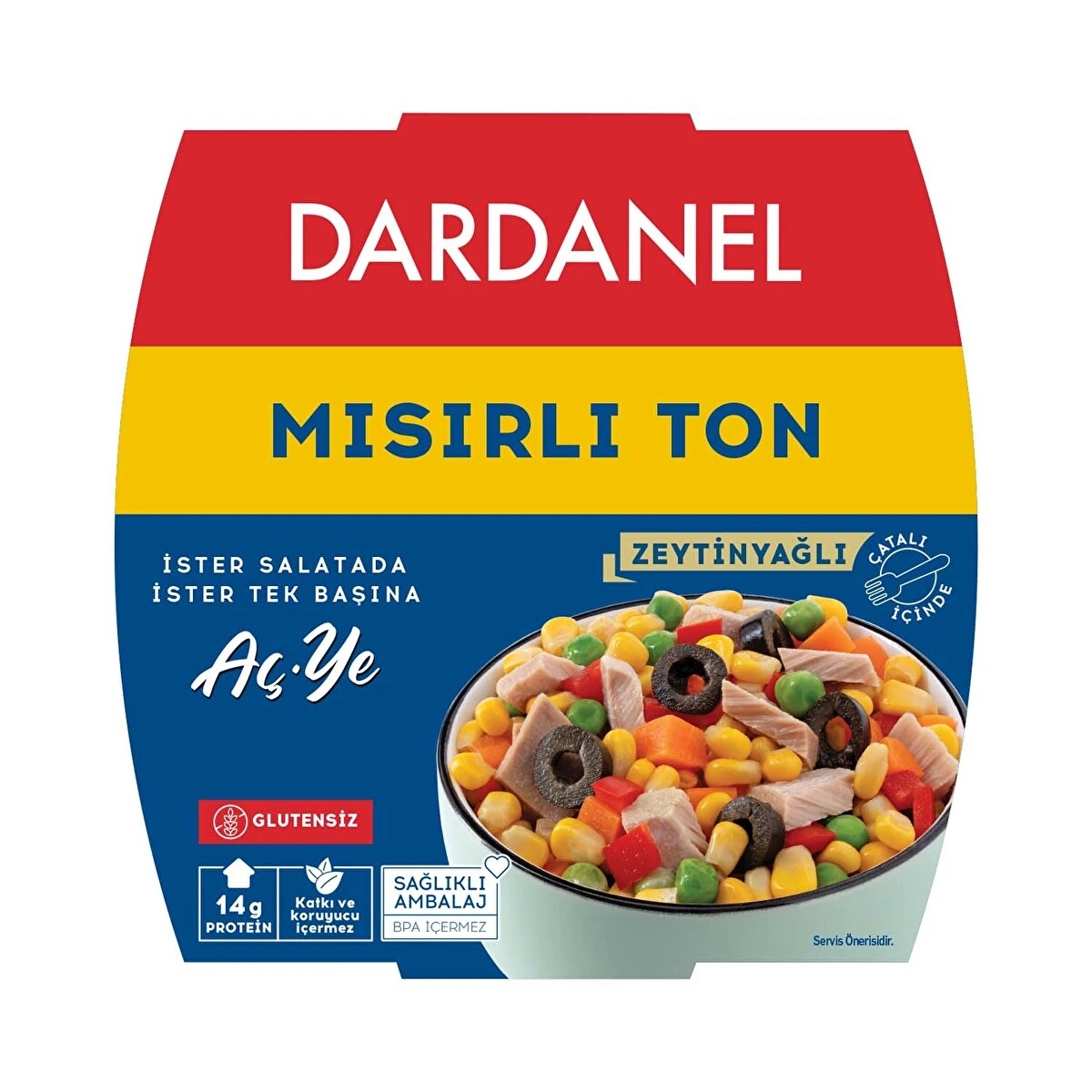 Dardanel Mısırlı Aç Ye 160 Gr