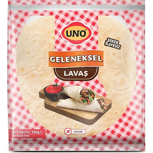 Uno Geleneksel Lavaş 25 Cm 390 Gr