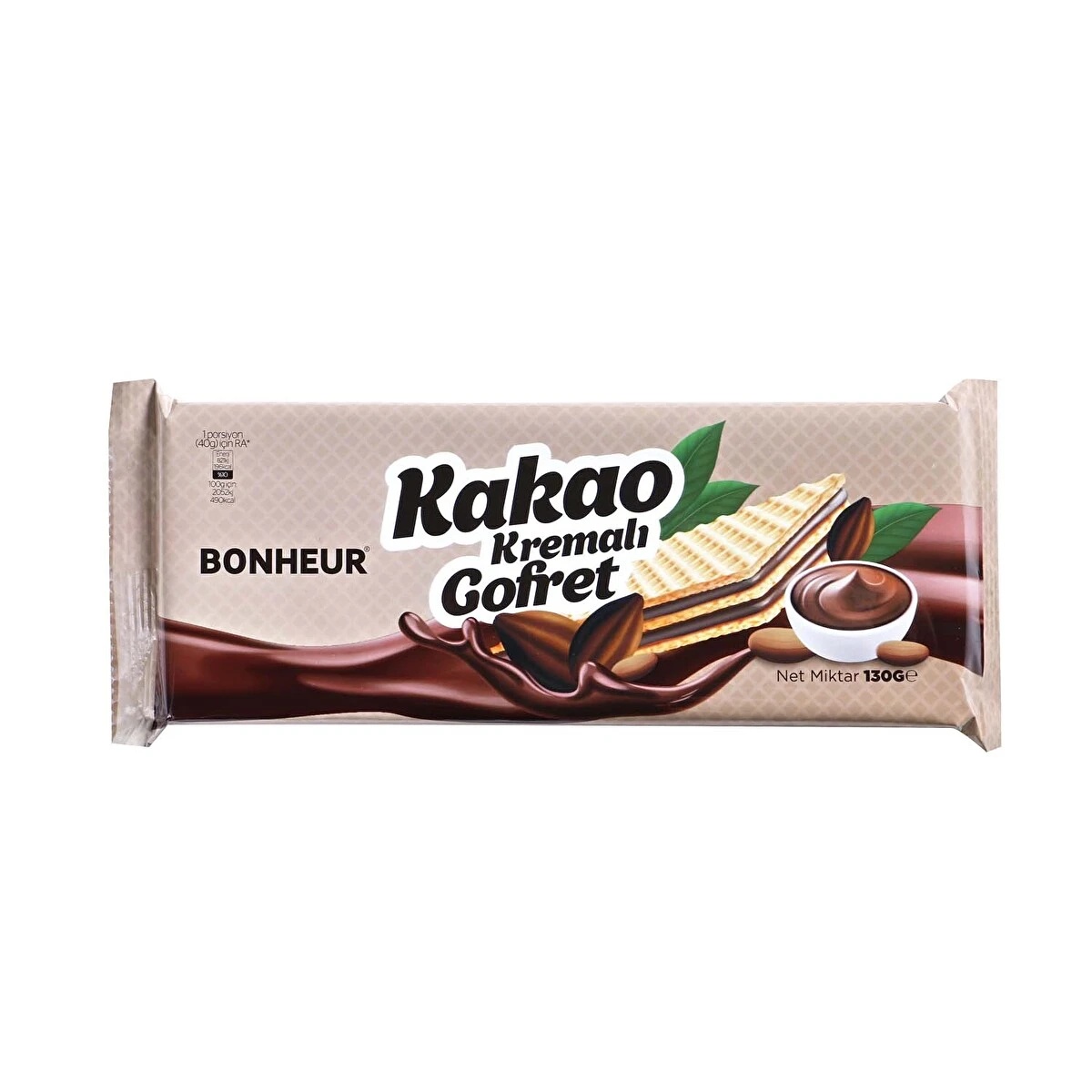 Bonheur Kakao Kremalı Gofret 130 Gr