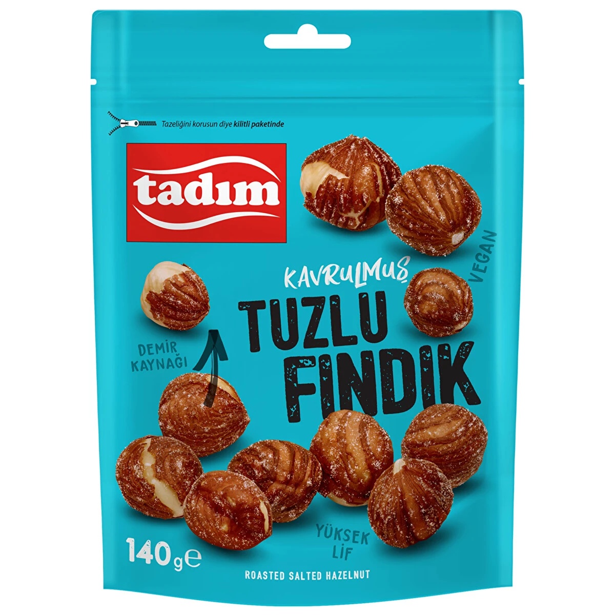 Tadım Kavrulmuş Tuzlu Fındık 140 Gr