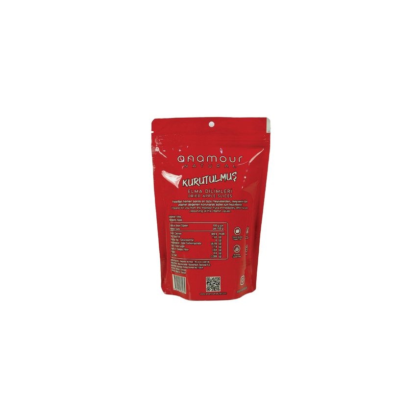 Anamour Kurutulmuş Elma Dilimleri 25 Gr
