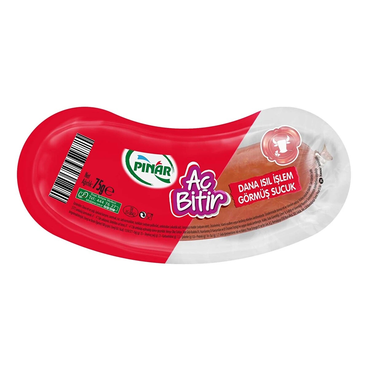 Pınar Dana Sucuk Aç Bitir 75 Gr