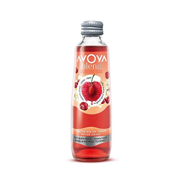Avoya Blend Vişne Limon Meyveli Maden Suyu 1 Adet