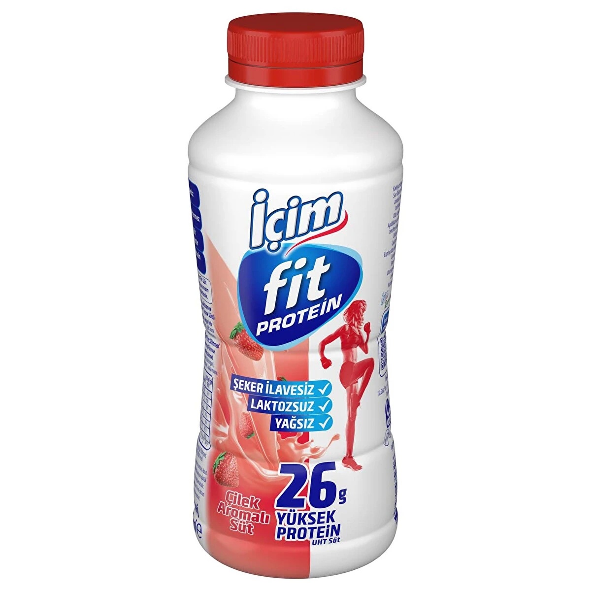 İçim Fit Protein Çilekli Laktozsuz Süt 400 Ml