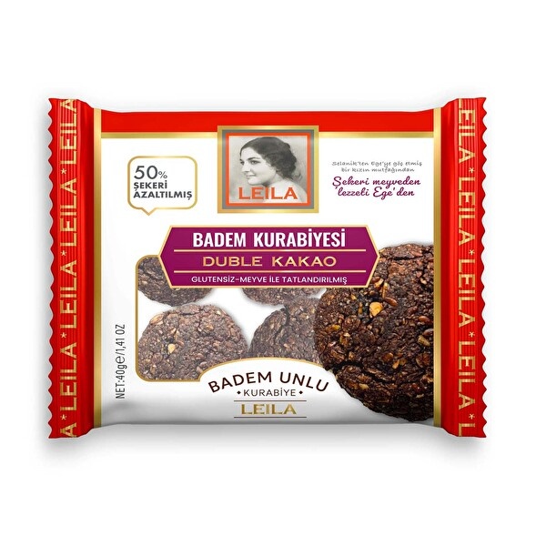 Lei Badem Kurabiyesi Kakaolu 40 Gr