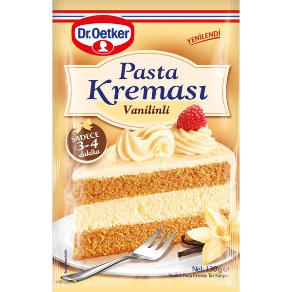 Dr. Oetker Vanilinli Pasta Kreması 130 Gr
