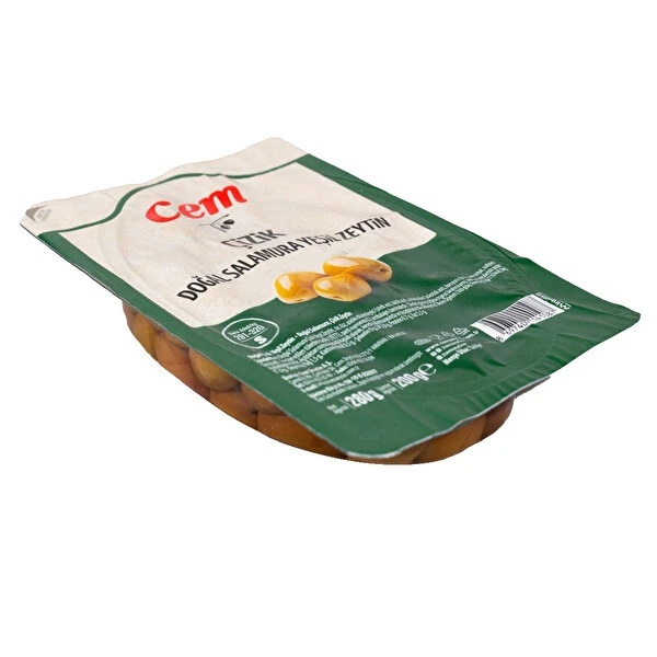 Cem Doğal Çizik Yeşil Zeytin 291-320 200 Gr