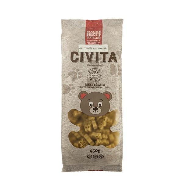 Civita Glutensiz Teddy Makarna 450 Gr