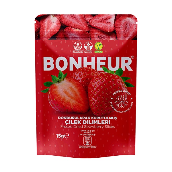 Bonheur Freeze Dried Çilek 15 Gr