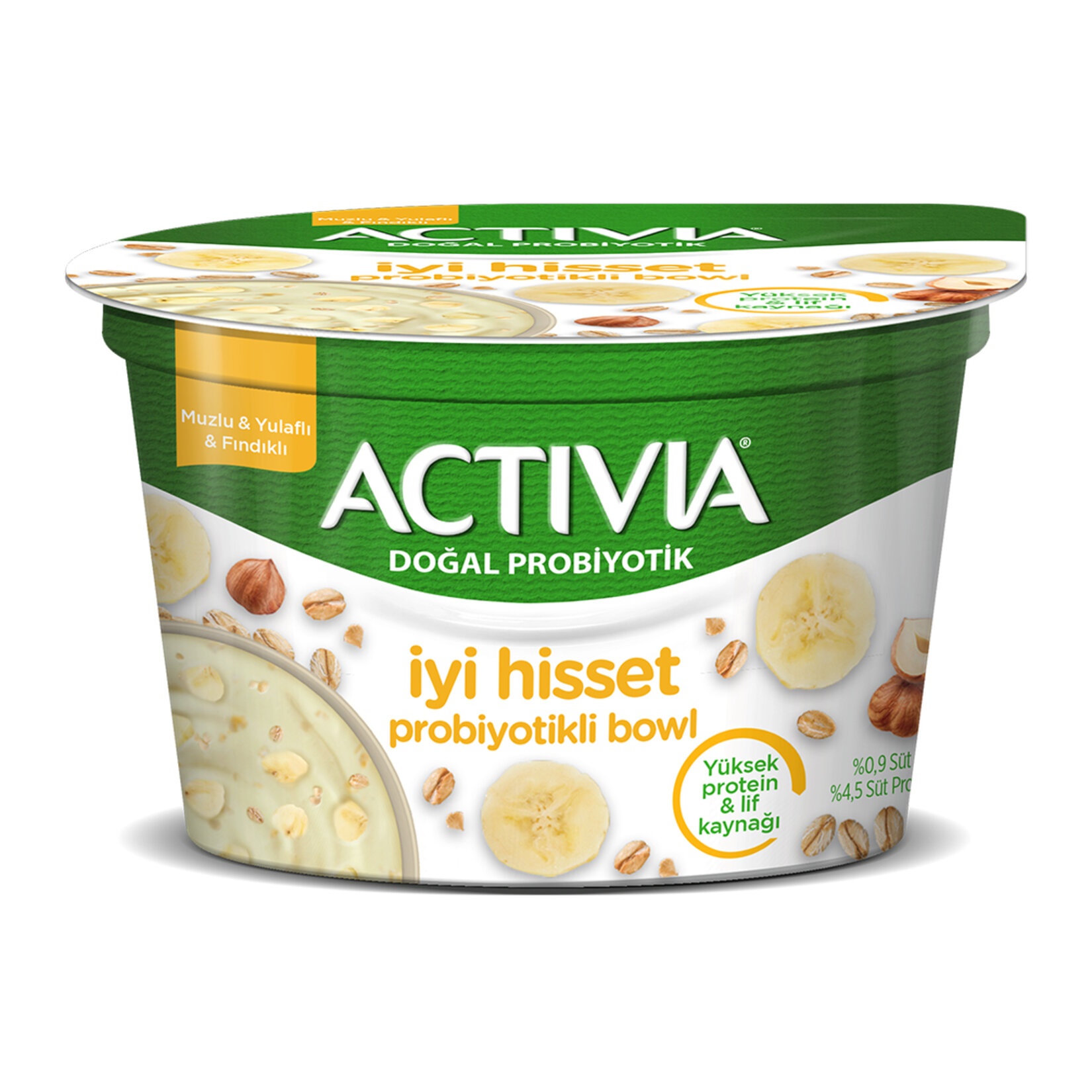 Activia Bowl Muz & Yulaf & Fındık 150 Gr