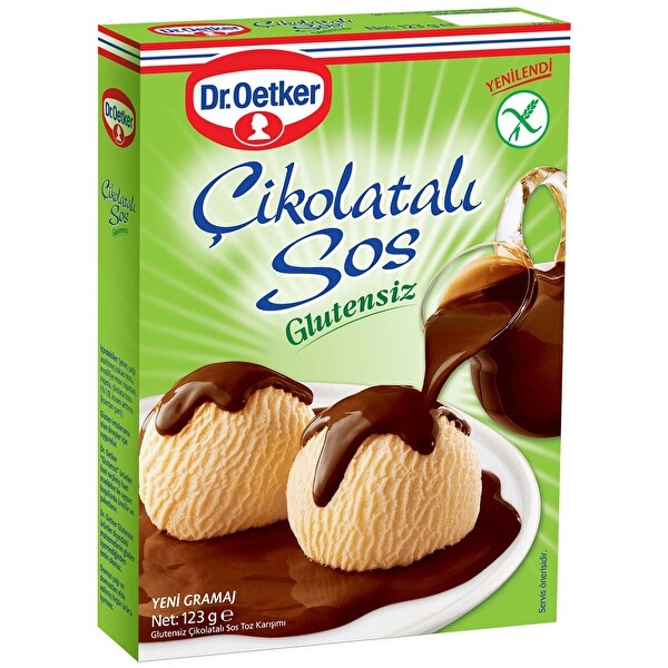 Dr. Oetker Glutensiz Çikolatalı Sos 123 Gr