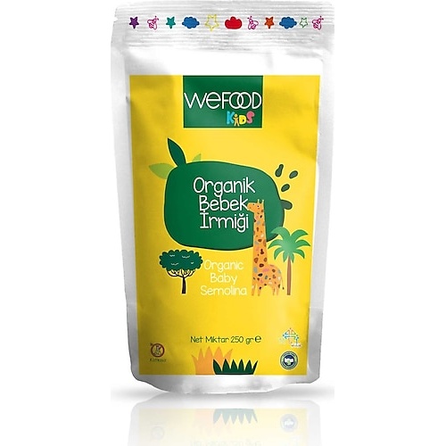 Wefood Kids Organik Bebek İrmiği 250 Gr