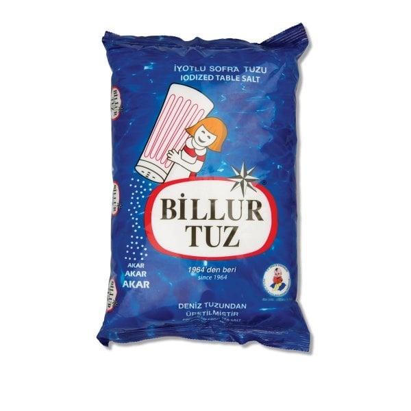 Billur İyotlu Sofra Tuzu 750 Gr