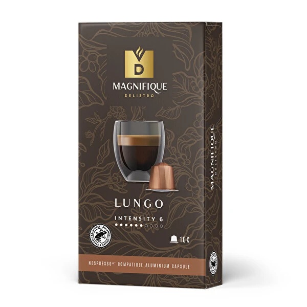 Magnifique Delistro Coffee Lungo 10 Adet