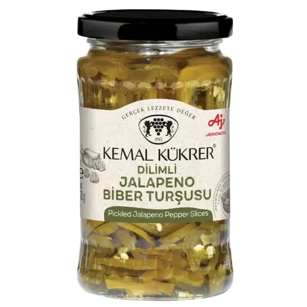 Kemal Kükrer Dilimli Jalapeno Biber Turşusu 330 Ml