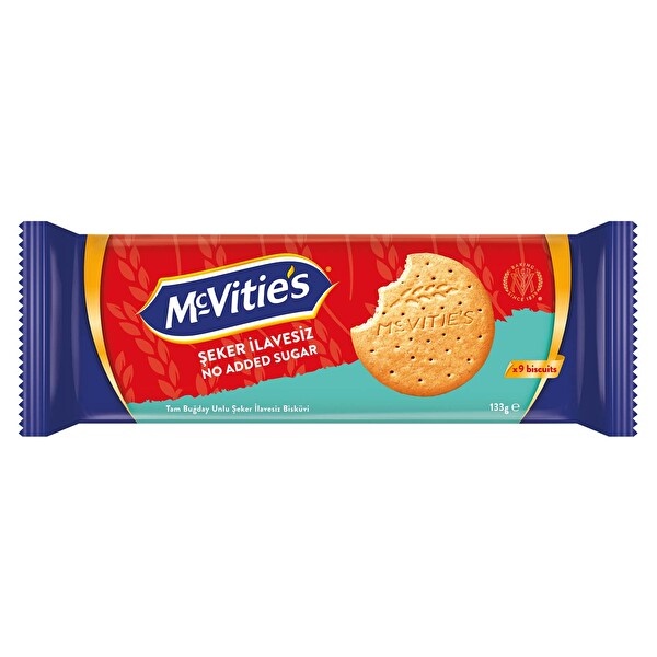 McVitie's Original Şeker İlavesiz Bisküvi 133 Gr