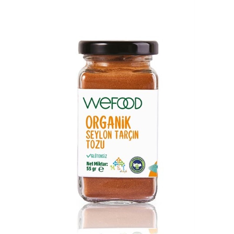 Wefood Organik Seylon Tarçın Toz 55 Gr
