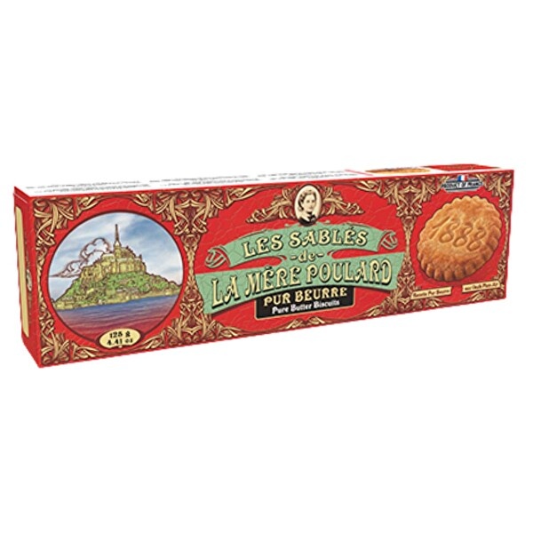 La Mère Poulard Sade Tereyağlı Bisküvi 125 Gr