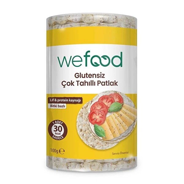 Wefood Çok Tahıllı Patlak 100 Gr