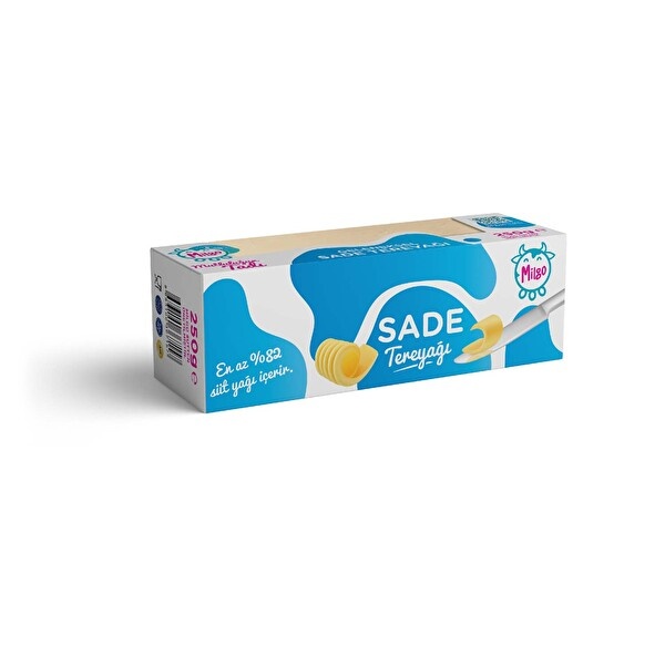 Milgo Sade Tereyağ 250 Gr