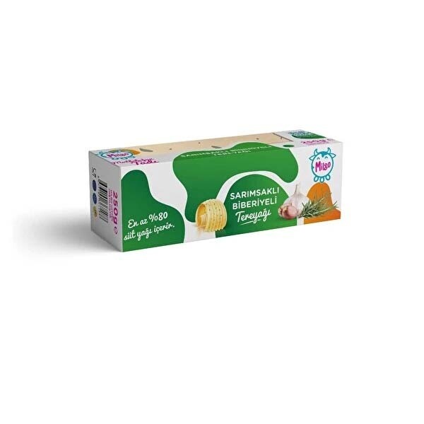Milgo Sarımsaklı Biberiye Tereyağ 250 Gr