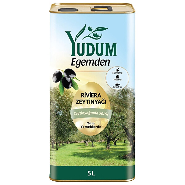 Yudum Egemden Teneke Sızma Zeytinyağı 2 Lt