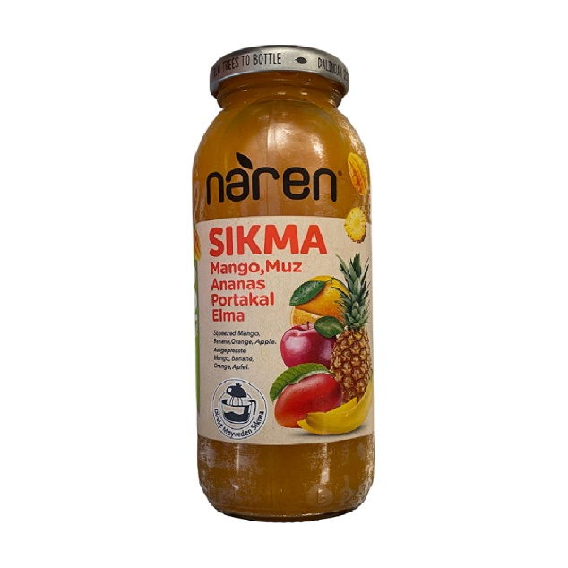 Naren %100 Sıkma Mango Muz Ananas Portakal Suyu 250 Ml