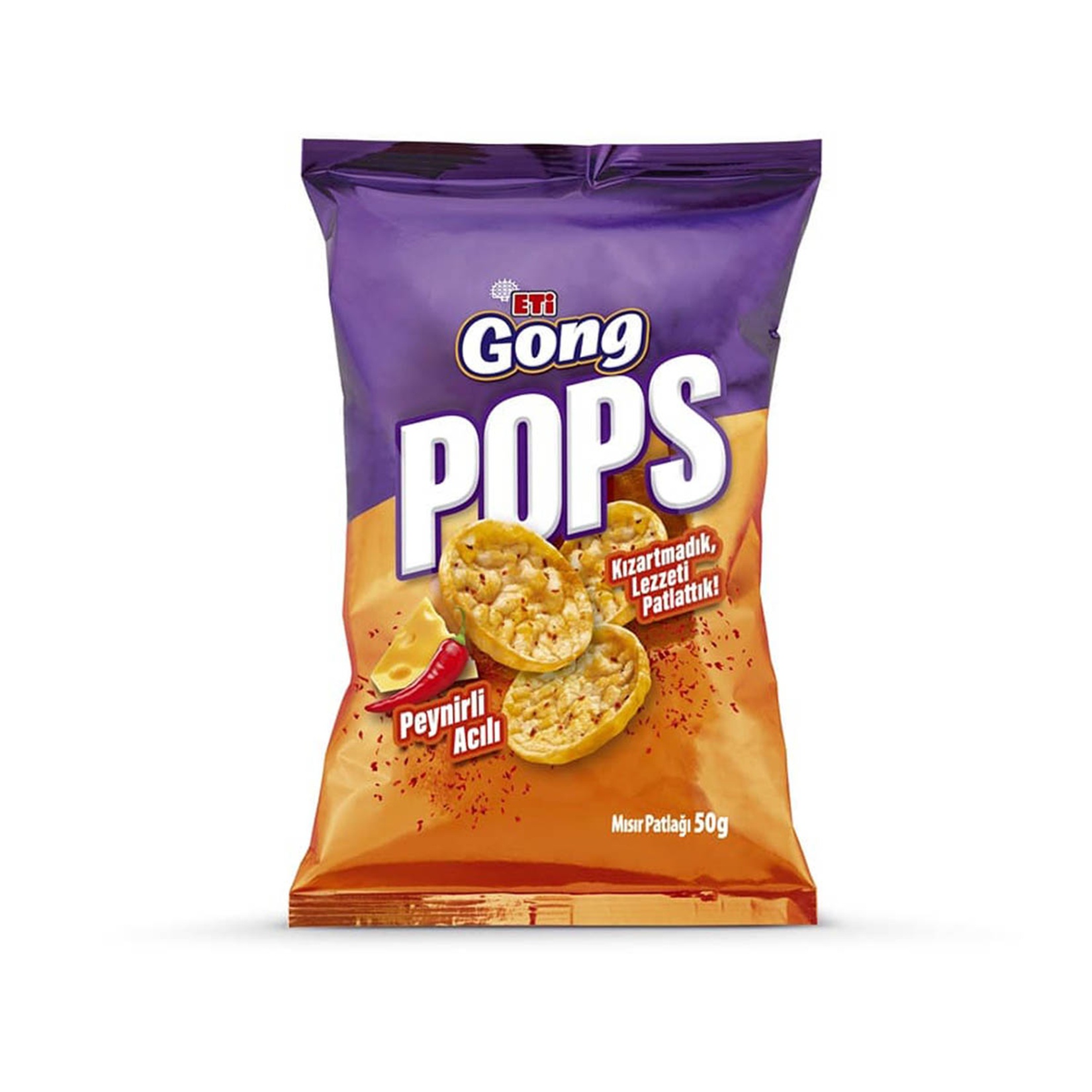 Eti Gong Pops Peynir Acı 50 Gr