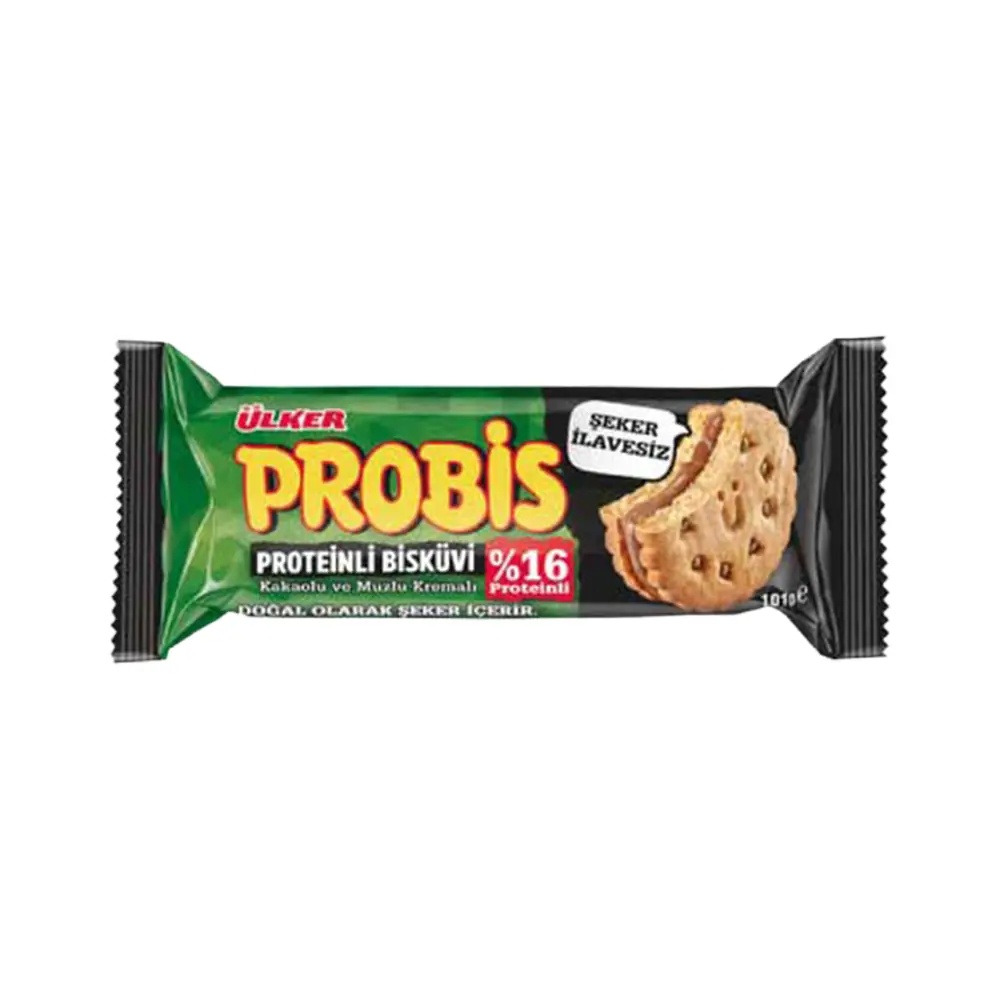 Ülker Probis Protein Kakaolu ve Şeker İlavesiz 101 Gr