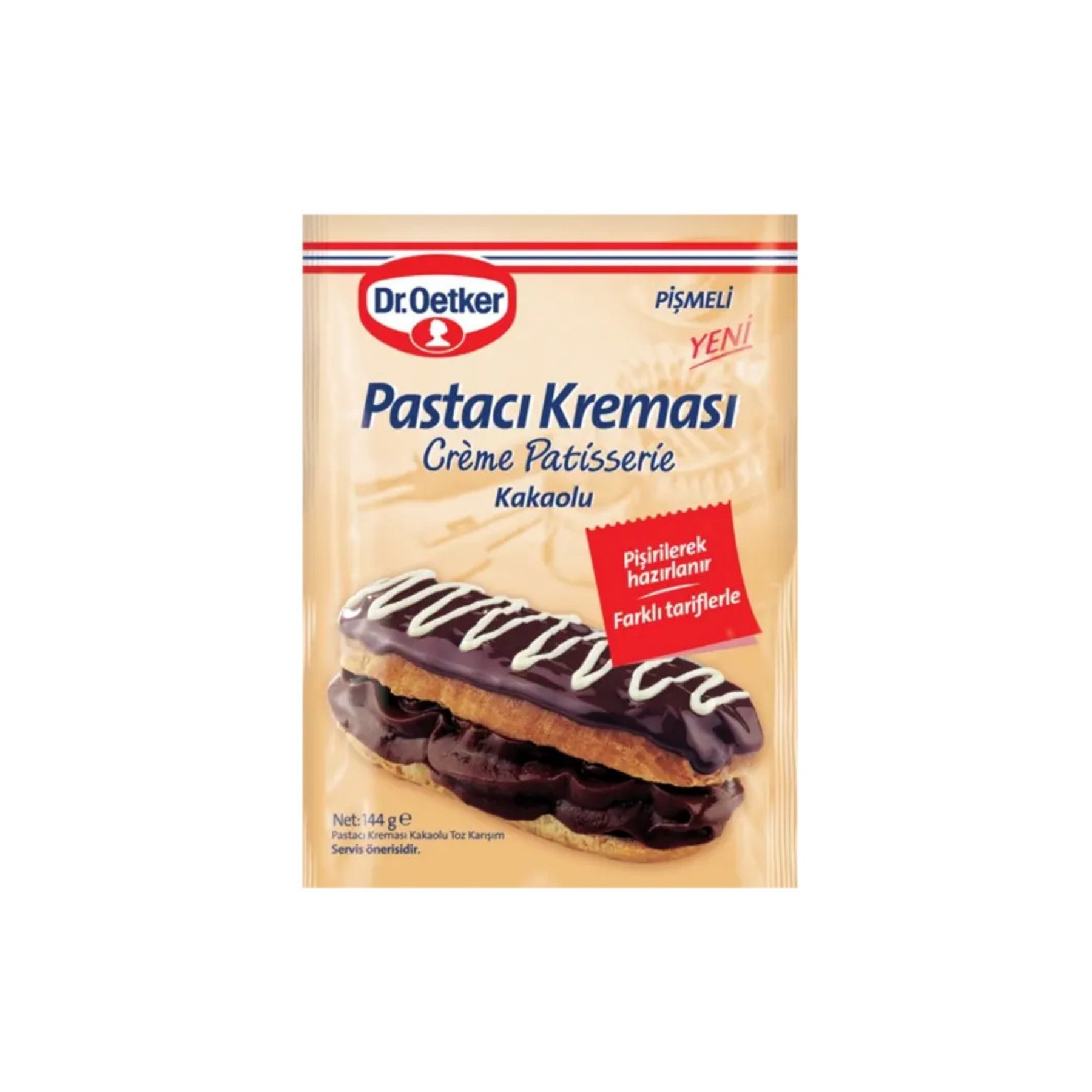Dr. Oetker Pastacı Kreması Kakaolu 144 Gr