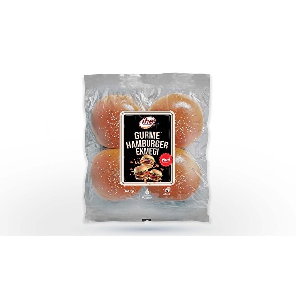 İhe Gurme Hamburger Ekmeği 360 Gr