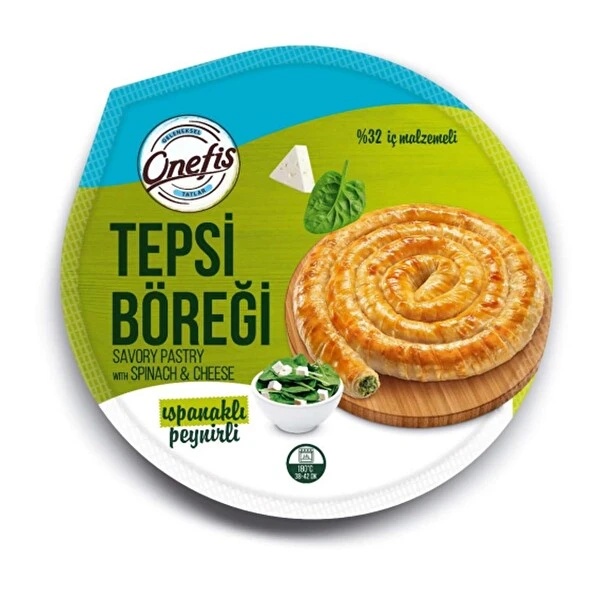 Onefis Ispanaklı Peynirli Tepsi Böreği 700 Gr