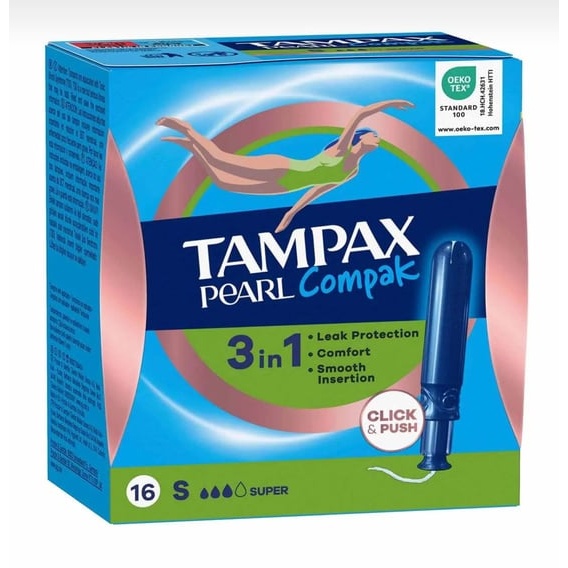 Tampax Pearl Compak Süper Tampon 16 Adet