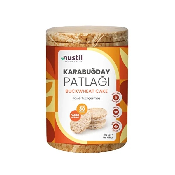 Nustil Glutensiz Karabuğday Patlağı 85 Gr