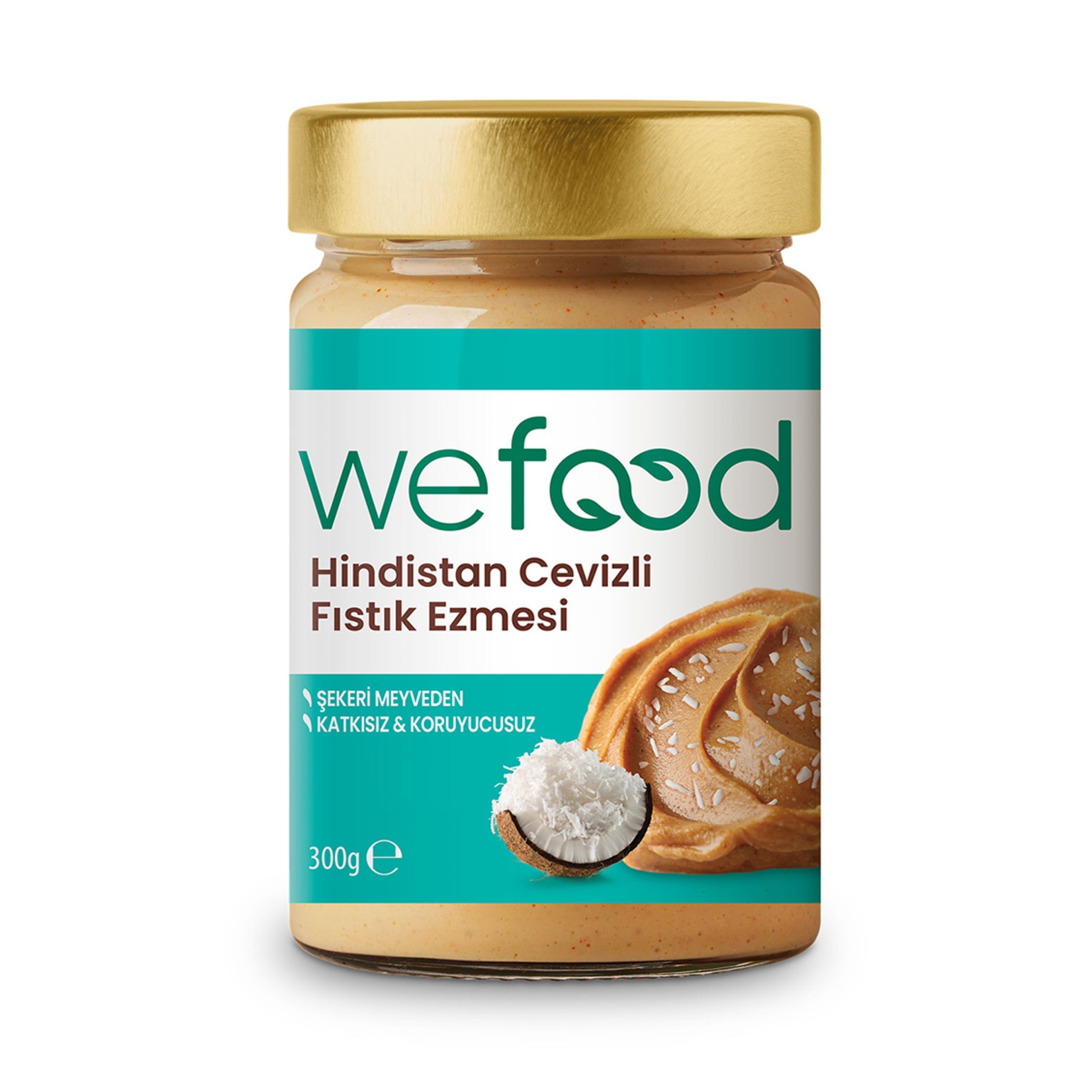 Wefood Hindistan Cevizli Fıstık Ezmesi 300 Gr