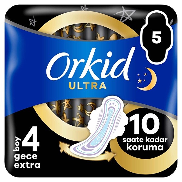 Orkid Ekstra Hassas Dörtlü Paket Normal Hijyenik Ped 24 Adet