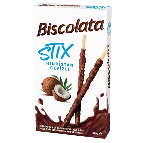 Biscolata Stix Hindistan Cevizli 36 Gr