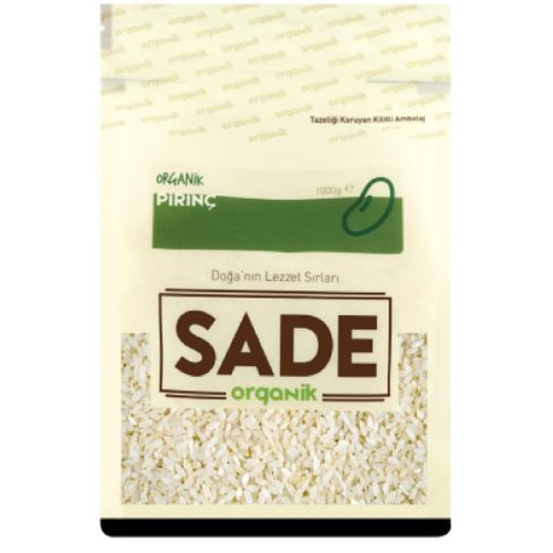 Sade Organik Pirinç 1 Kg