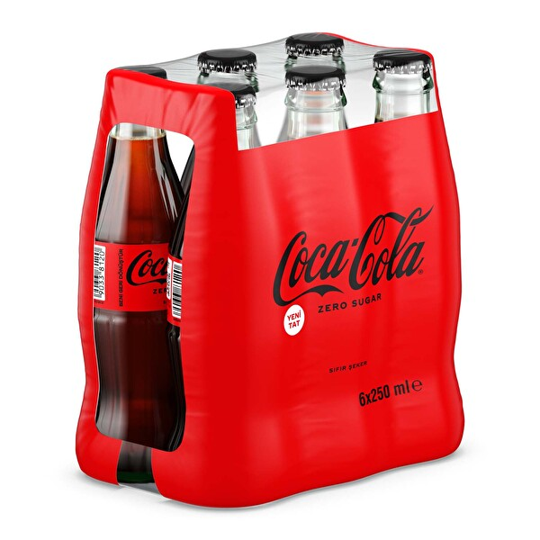 Coca-cola Zero Sugar Şişe 6x250 Ml