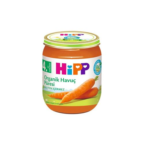 Hipp Organik Havuç Püresi 125 Gr
