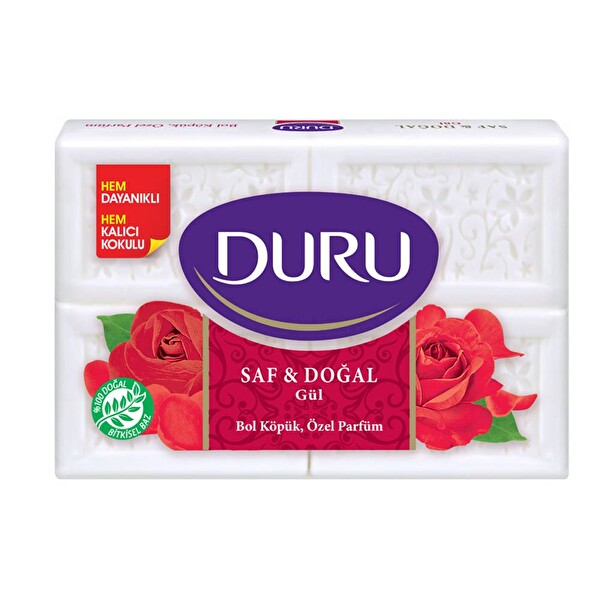 Duru Kalıp Sabun Saf Doğal Gül 600 Gr