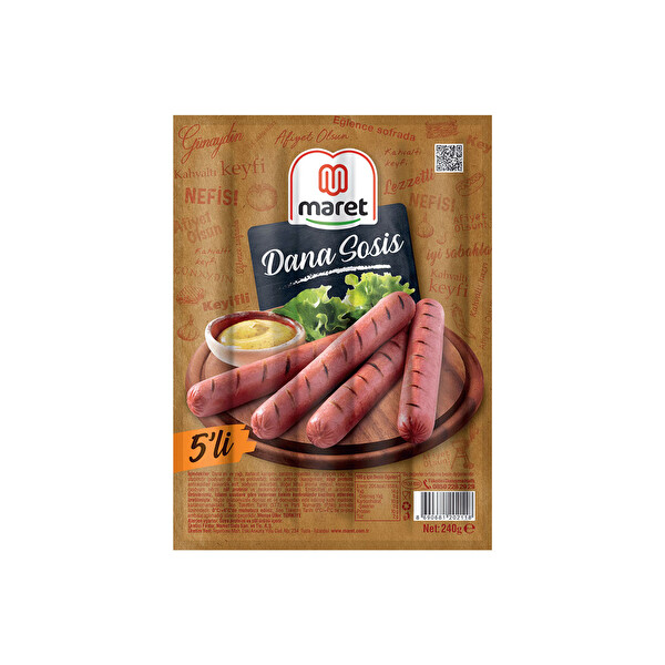 Maret 5'li Sosis 240 Gr